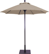 Galtech 725 7.5' Commercial Manual Lift Outdoor Market Umbrella