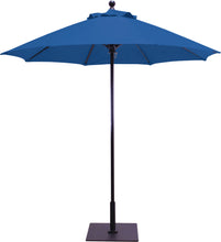Galtech 725 7.5' Commercial Manual Lift Outdoor Market Umbrella