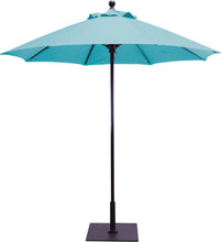 Galtech 725 7.5' Commercial Manual Lift Outdoor Market Umbrella