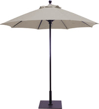Galtech 725 7.5' Commercial Manual Lift Outdoor Market Umbrella