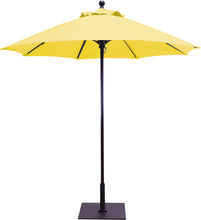 Galtech 725 7.5' Commercial Manual Lift Outdoor Market Umbrella
