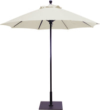 Galtech 725 7.5' Commercial Manual Lift Outdoor Market Umbrella
