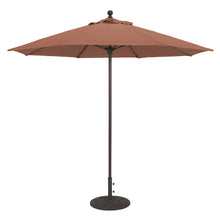 Galtech 735 9' Commercial Manual Lift Outdoor Market Umbrella