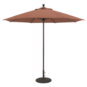 Galtech 735 9' Commercial Manual Lift Outdoor Market Umbrella