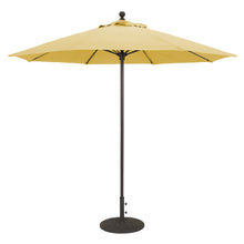Galtech 735 9' Commercial Manual Lift Outdoor Market Umbrella