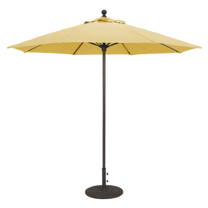 Galtech 735 9' Commercial Manual Lift Outdoor Market Umbrella