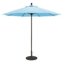 Galtech 735 9' Commercial Manual Lift Outdoor Market Umbrella