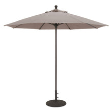 Galtech 735 9' Commercial Manual Lift Outdoor Market Umbrella