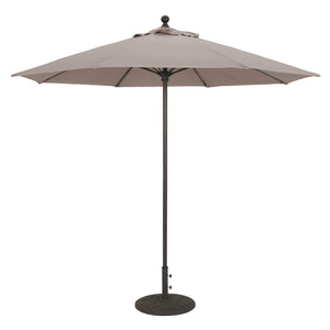 Galtech 735 9' Commercial Manual Lift Outdoor Market Umbrella
