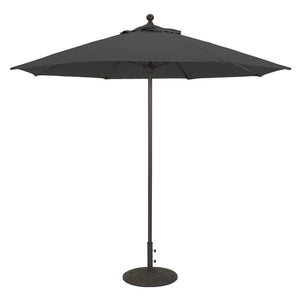 Galtech 735 9' Commercial Manual Lift Outdoor Market Umbrella