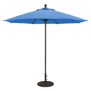 Galtech 735 9' Commercial Manual Lift Outdoor Market Umbrella