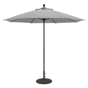 Galtech 735 9' Commercial Manual Lift Outdoor Market Umbrella