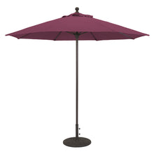 Galtech 735 9' Commercial Manual Lift Outdoor Market Umbrella