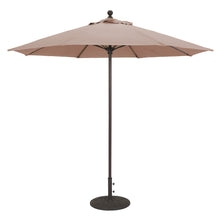 Galtech 735 9' Commercial Manual Lift Outdoor Market Umbrella