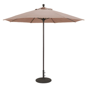 Galtech 735 9' Commercial Manual Lift Outdoor Market Umbrella
