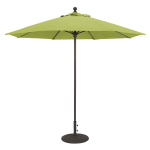 Galtech 735 9' Commercial Manual Lift Outdoor Market Umbrella