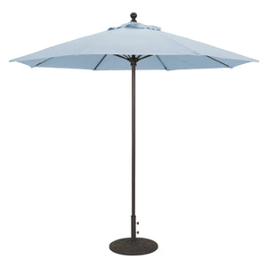 Galtech 735 9' Commercial Manual Lift Outdoor Market Umbrella