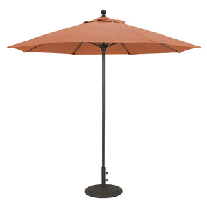 Galtech 735 9' Commercial Manual Lift Outdoor Market Umbrella