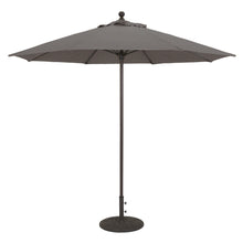 Galtech 735 9' Commercial Manual Lift Outdoor Market Umbrella
