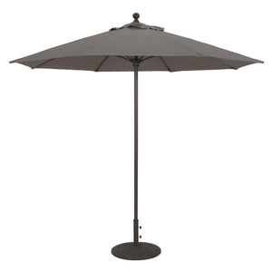 Galtech 735 9' Commercial Manual Lift Outdoor Market Umbrella