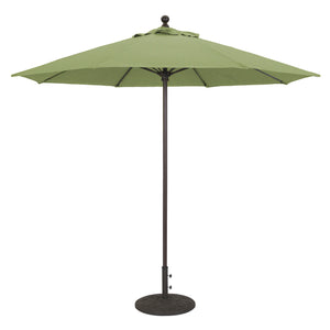 Galtech 735 9' Commercial Manual Lift Outdoor Market Umbrella