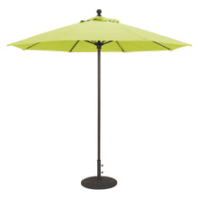 Galtech 735 9' Commercial Manual Lift Outdoor Market Umbrella