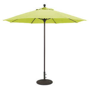 Galtech 735 9' Commercial Manual Lift Outdoor Market Umbrella