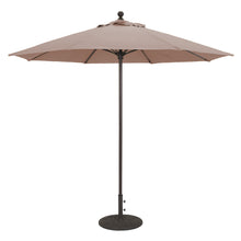 Galtech 735 9' Commercial Manual Lift Outdoor Market Umbrella