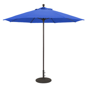 Galtech 735 9' Commercial Manual Lift Outdoor Market Umbrella
