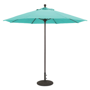 Galtech 735 9' Commercial Manual Lift Outdoor Market Umbrella