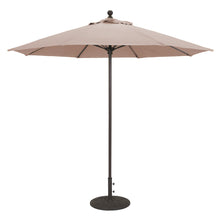 Galtech 735 9' Commercial Manual Lift Outdoor Market Umbrella