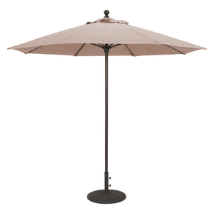 Galtech 735 9' Commercial Manual Lift Outdoor Market Umbrella