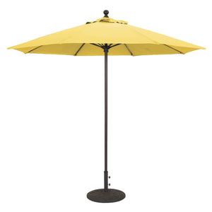 Galtech 735 9' Commercial Manual Lift Outdoor Market Umbrella