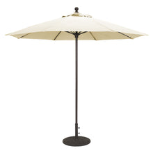 Galtech 735 9' Commercial Manual Lift Outdoor Market Umbrella
