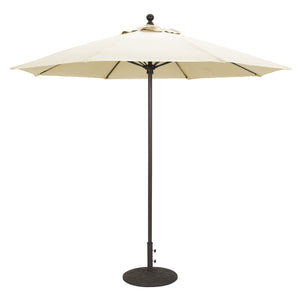Galtech 735 9' Commercial Manual Lift Outdoor Market Umbrella