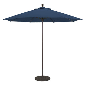 Galtech 735 9' Commercial Manual Lift Outdoor Market Umbrella