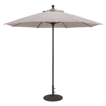 Galtech 735 9' Commercial Manual Lift Outdoor Market Umbrella