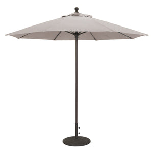 Galtech 735 9' Commercial Manual Lift Outdoor Market Umbrella