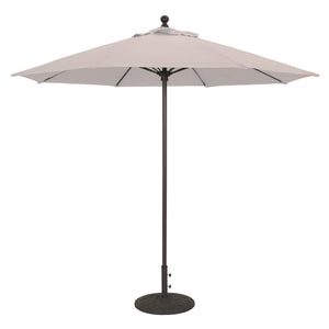Galtech 735 9' Commercial Manual Lift Outdoor Market Umbrella