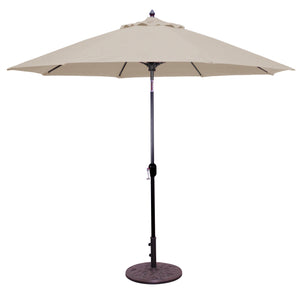 Galtech 736 9' Standard Auto Tilt Outdoor Market Umbrella