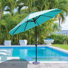 Galtech 737 9' Aluminum Outdoor Market Umbrella with Deluxe Auto Tilt