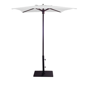 Galtech 762 6' x 6' Deluxe Commercial Manual Lift Outdoor Market Umbrella