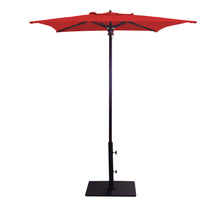 Galtech 762 6' x 6' Deluxe Commercial Manual Lift Outdoor Market Umbrella