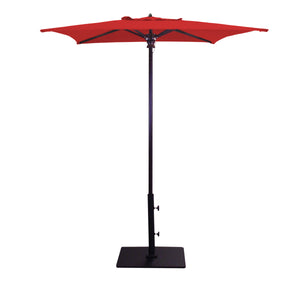 Galtech 762 6' x 6' Deluxe Commercial Manual Lift Outdoor Market Umbrella
