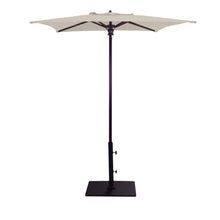 Galtech 762 6' x 6' Deluxe Commercial Manual Lift Outdoor Market Umbrella