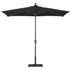 Galtech 772 3.5' x 7' Half Wall Rectangle Aluminum Umbrella