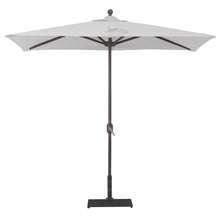 Galtech 772 3.5' x 7' Half Wall Rectangle Aluminum Umbrella