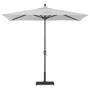 Galtech 772 3.5' x 7' Half Wall Rectangle Aluminum Umbrella