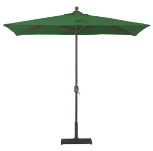 Galtech 772 3.5' x 7' Half Wall Rectangle Aluminum Umbrella