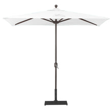 Galtech 772 3.5' x 7' Half Wall Rectangle Aluminum Umbrella